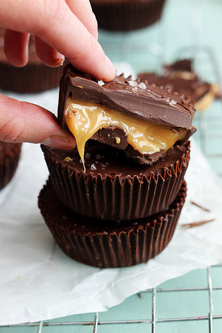 Salted Caramel Chocolate Cups