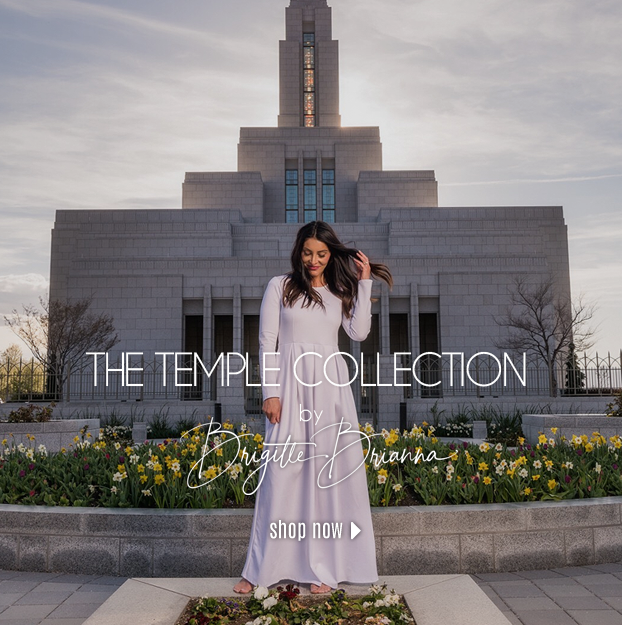 mod white temple dresses