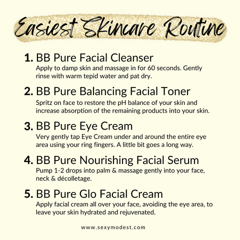 How to do a skincare routine in 5 easy steps.