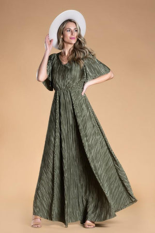 Brigitte Brianna Splendor Dress in Olive