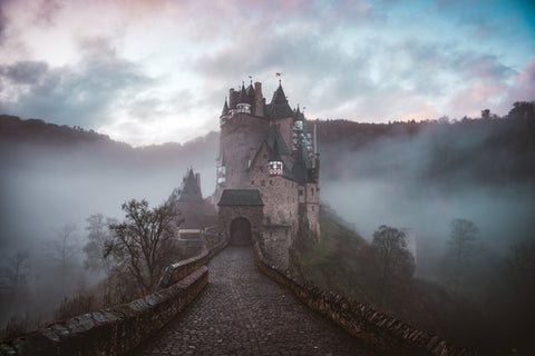 Castle with mist