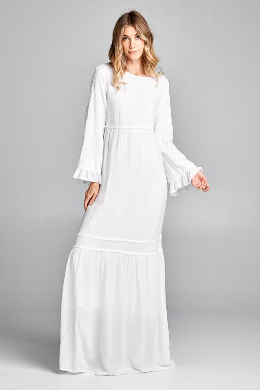 cotton temple dress