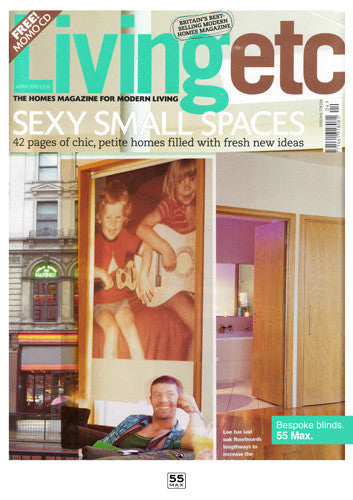 Living Etc Magazine Cover featuring 55MAX