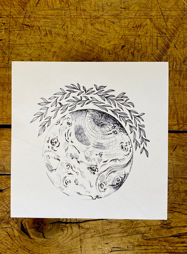 Print (10"x10") - La Luna
