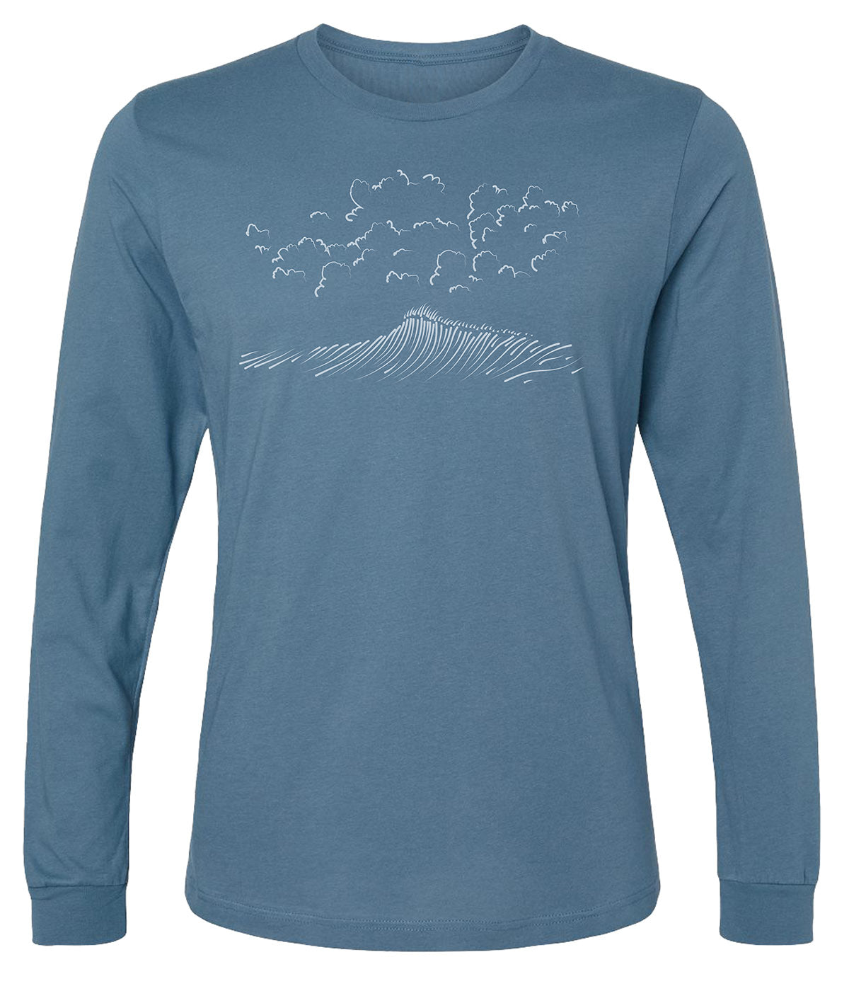 Drift - Long Sleeve T-Shirt - Heather Mid Navy