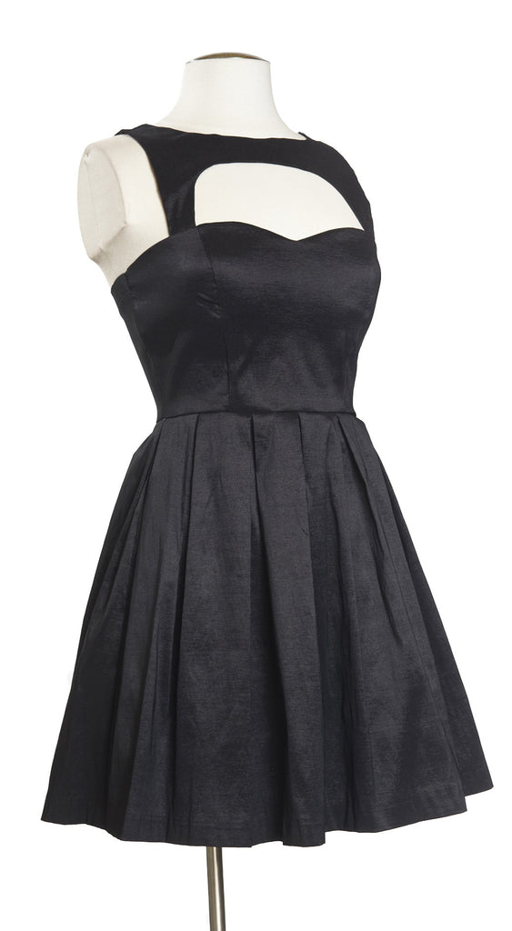 Made the Cut Dress in Black Taffeta | Trendy Clothing I Cute Prom ...