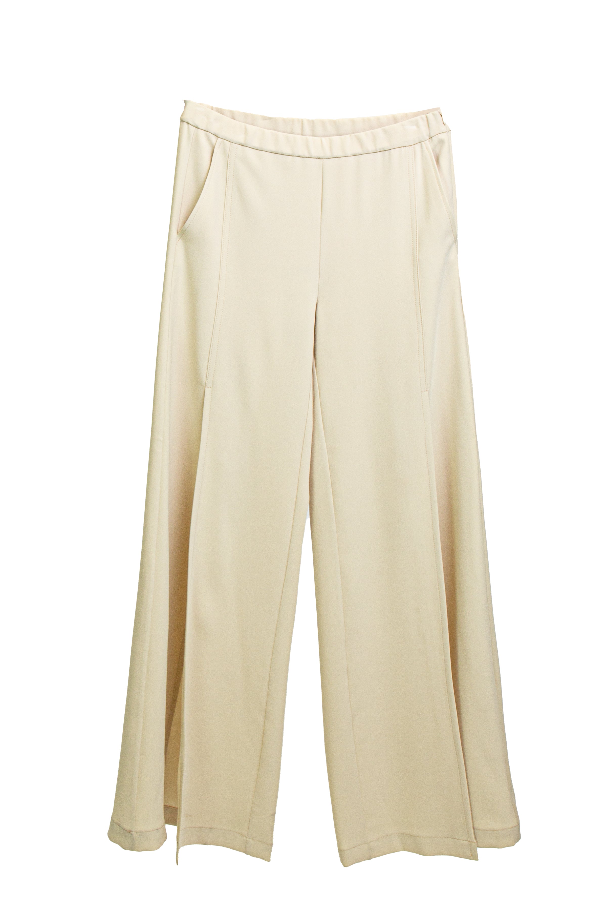 CREPE SPLIT PANT - W439011