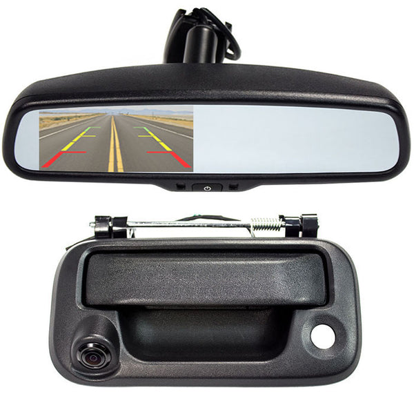 Tailgate Backup Camera and 4.3 Mirror Monitor for 2004-2016 Ford F150