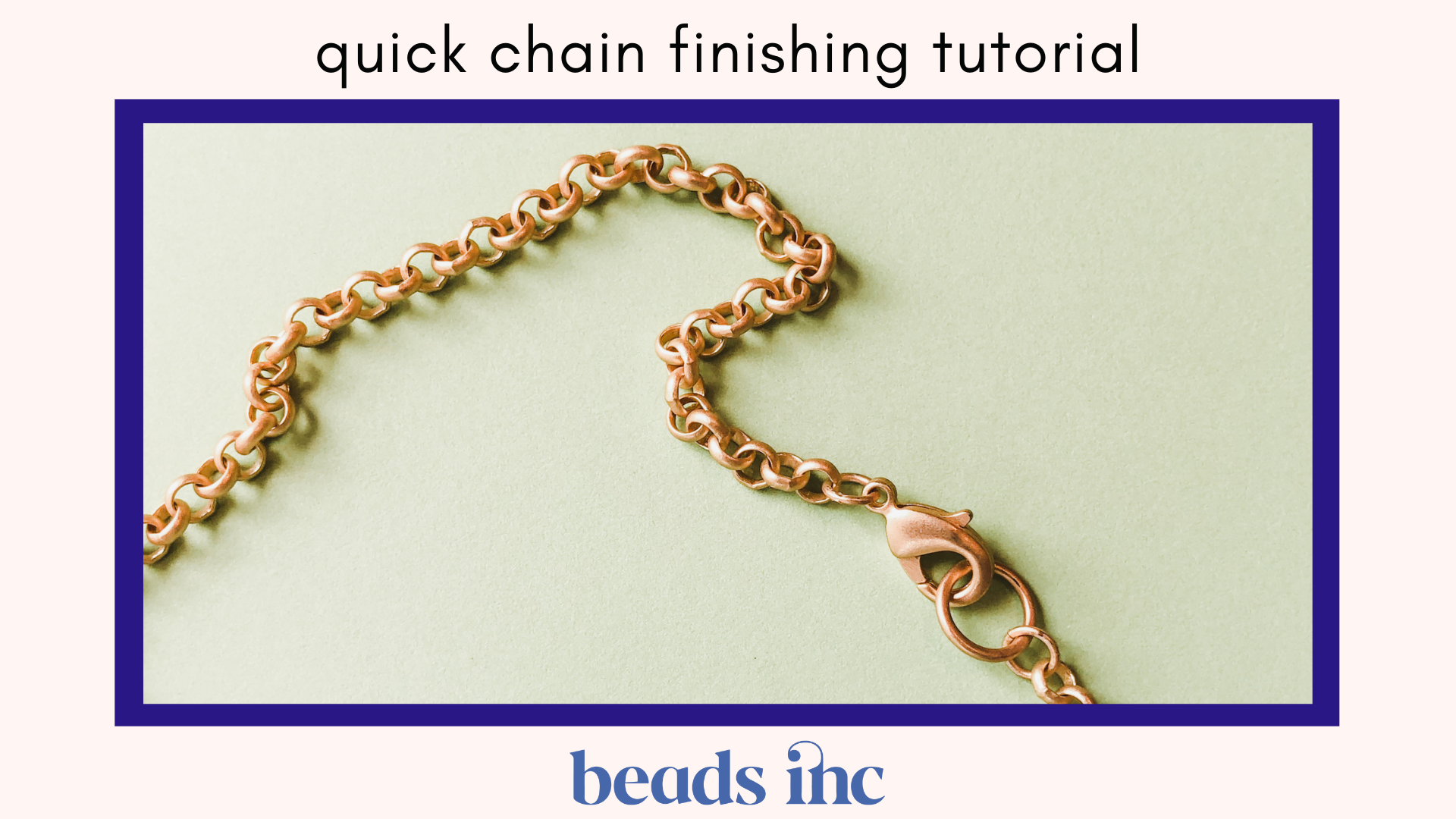 Fast Wire Wrapped Bead Chain