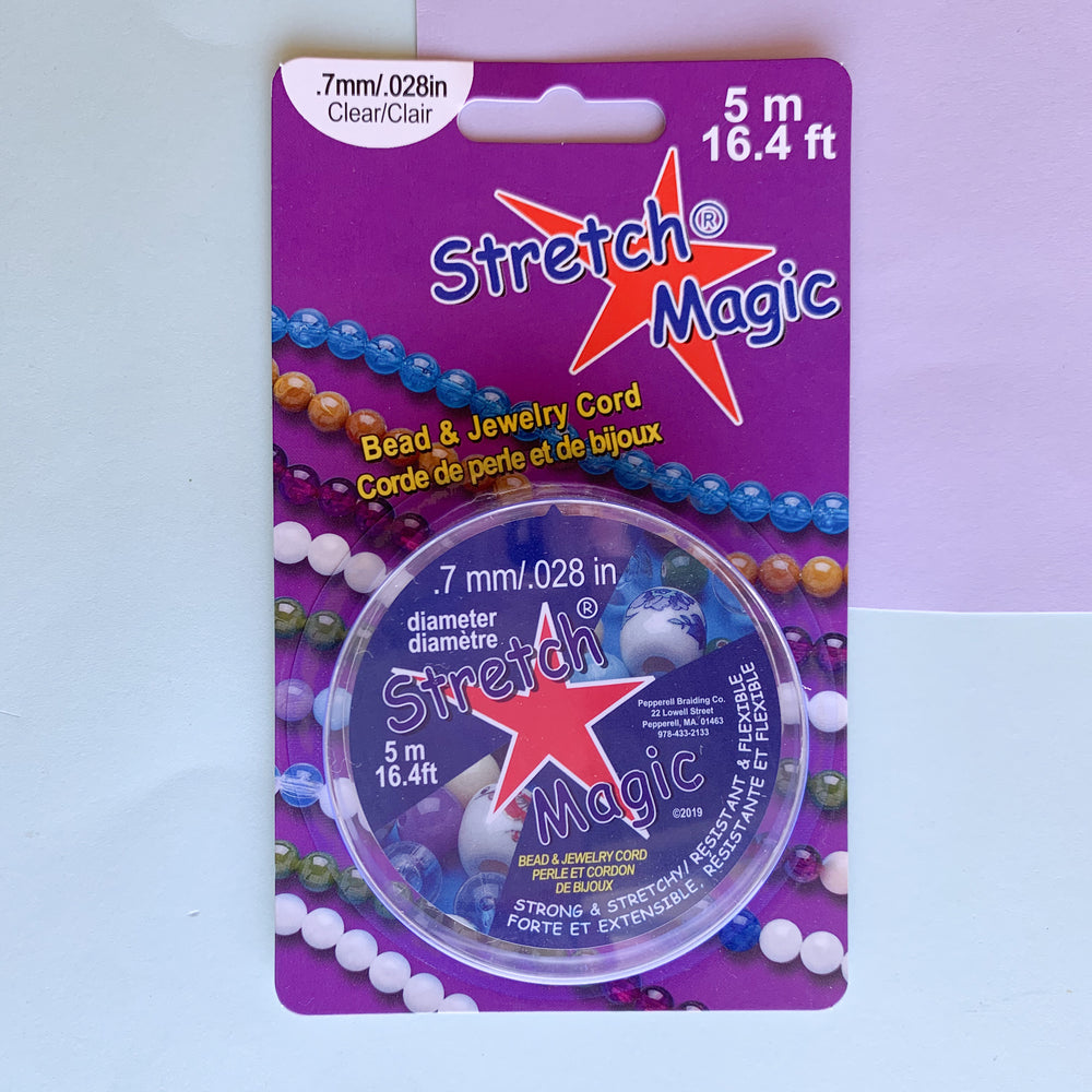 7mm Clear Stretch Magic - 25m – Beads, Inc