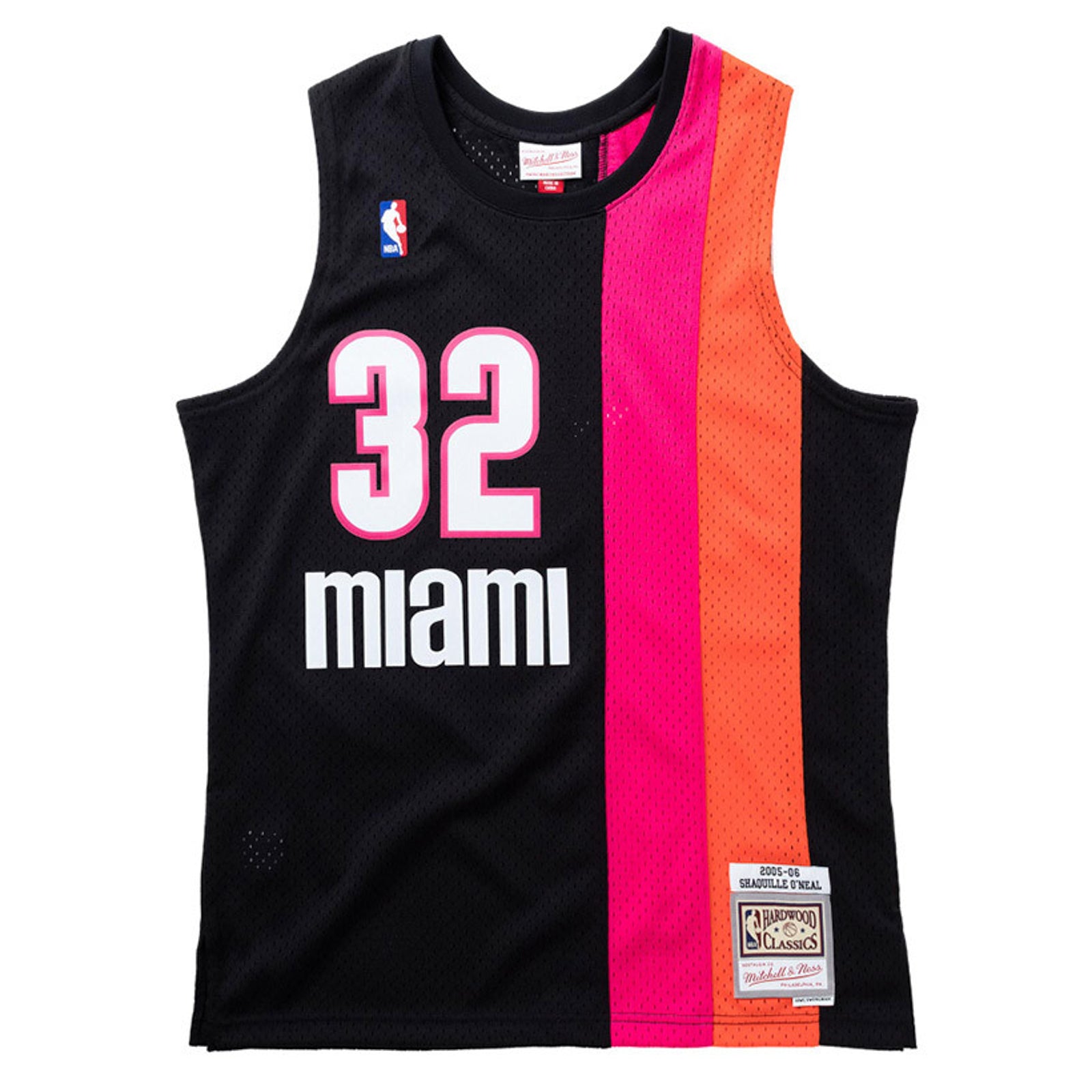 Miami Heat O'Neal 2005-06 Alternate Swingman Jersey Hardwood Classics ...