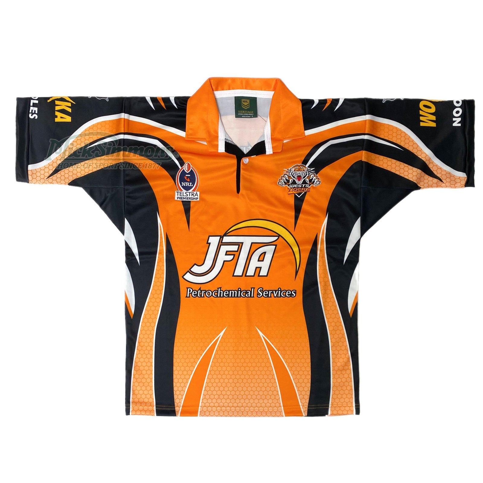 wests tigers 2005 signed jersey