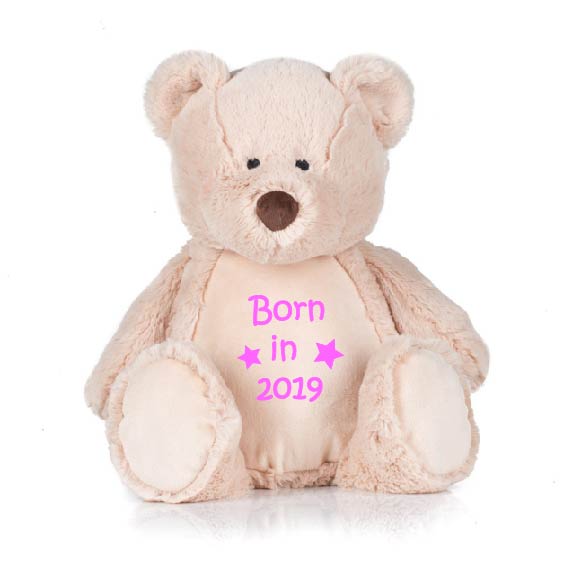 personalised birth teddy