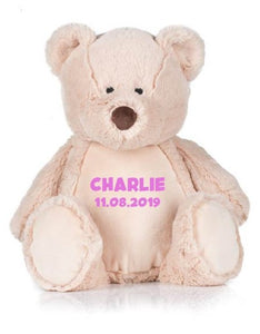 personalised teddy bear for newborn