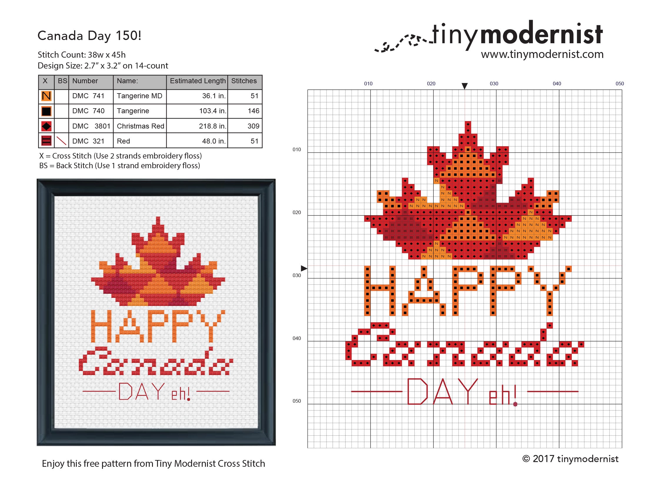 Floral Needle Case Cross Stitch Pattern Instant Download – Tiny Modernist  Cross Stitch