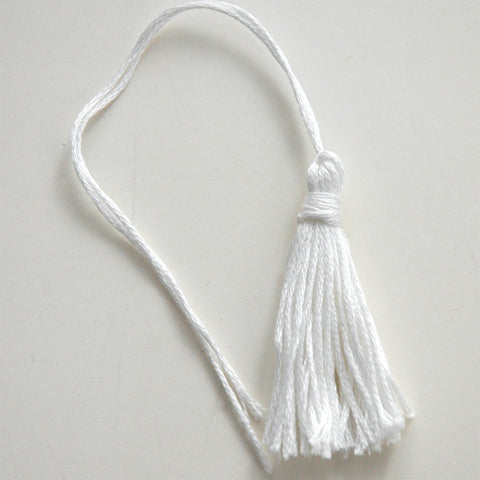 Wholesale Mini Tassel Charms Tiny Short Cotton Thread Tassels Bulk for  Crafts and Jewelry Making (95-100PCS Cream White 0.98 inch
