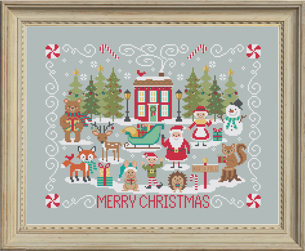 12 Days of Christmas Ornaments - Modern Cross Stitch PDF