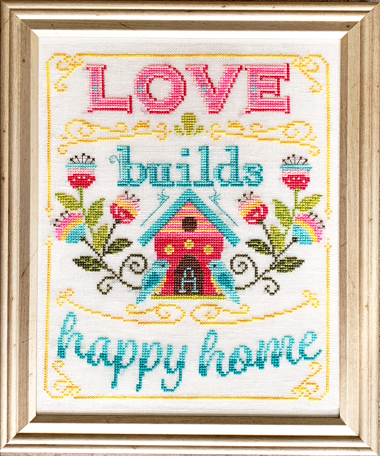 made with love cross stitch graph