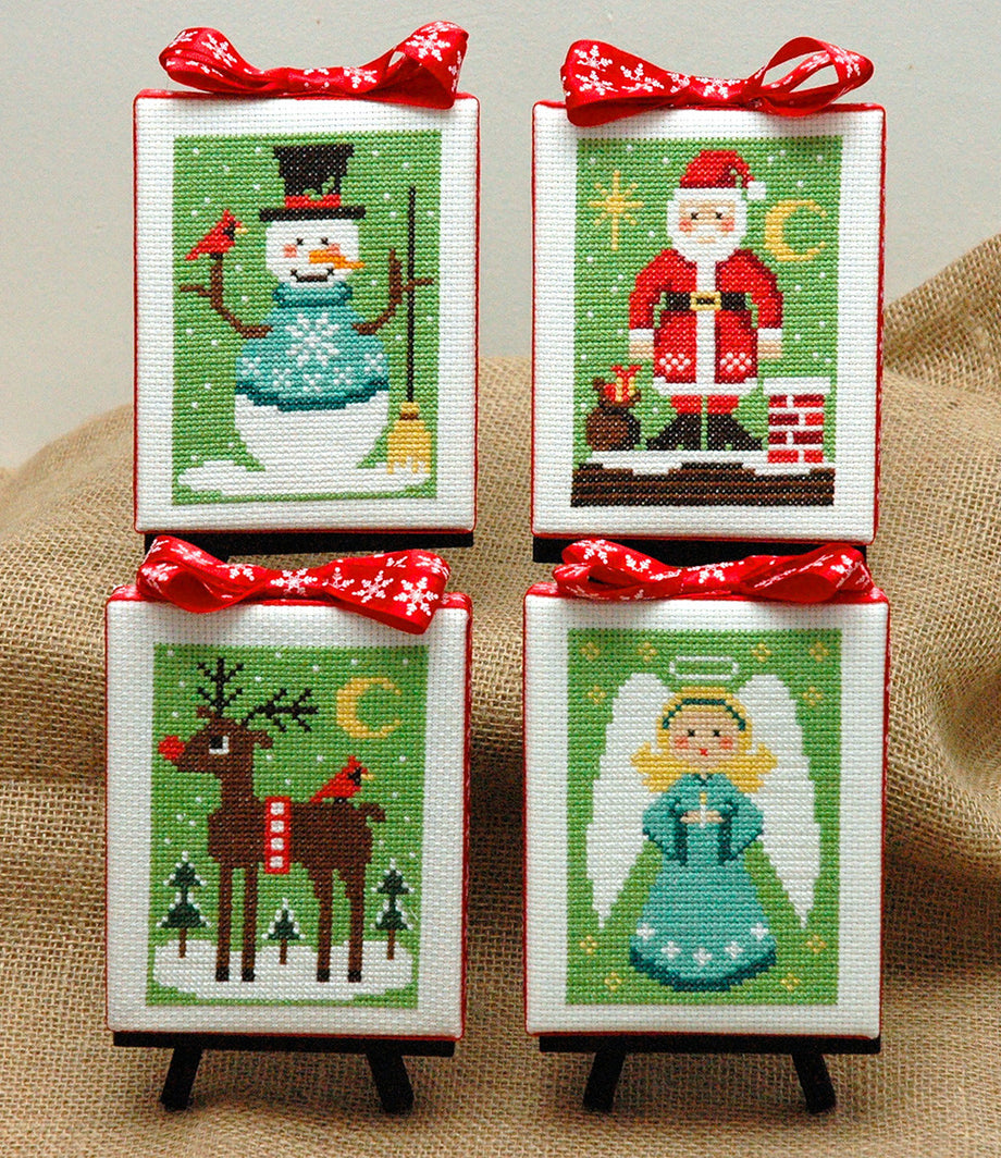 Advent Calendar Cross Stitch PDF Pattern – Tiny Modernist Cross Stitch