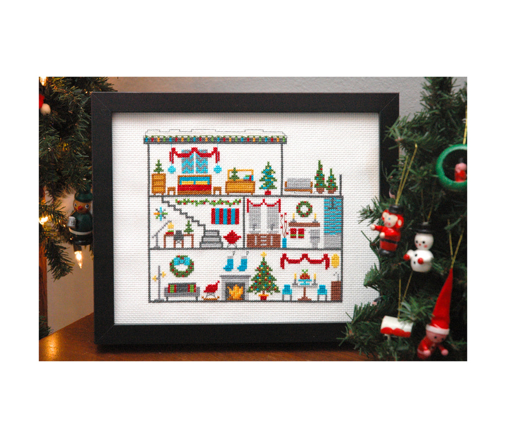 Cross Stitch Kit Christmas Retro Cars Christmas Ornament Kit -  Canada