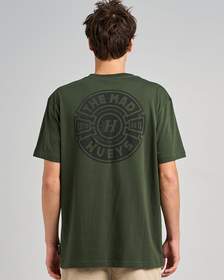 MAD SERIES | SS TEE - OIL GREEN