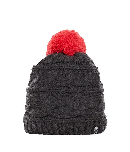 north face women's triple cable pom beanie