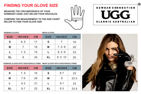 Gloves Sizing Chart – OZuggwear