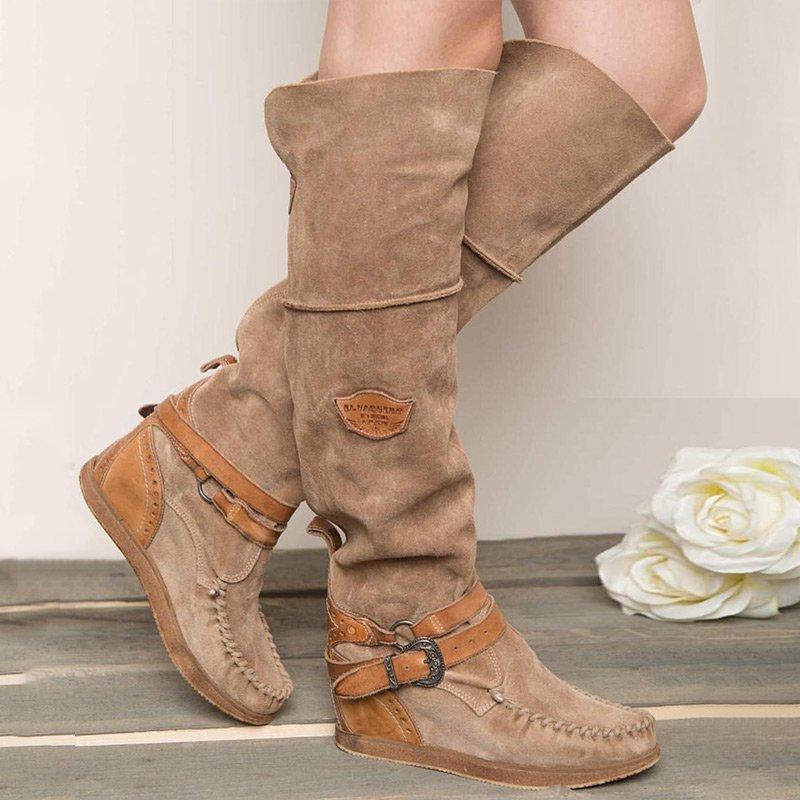 women's casual mid calf boots