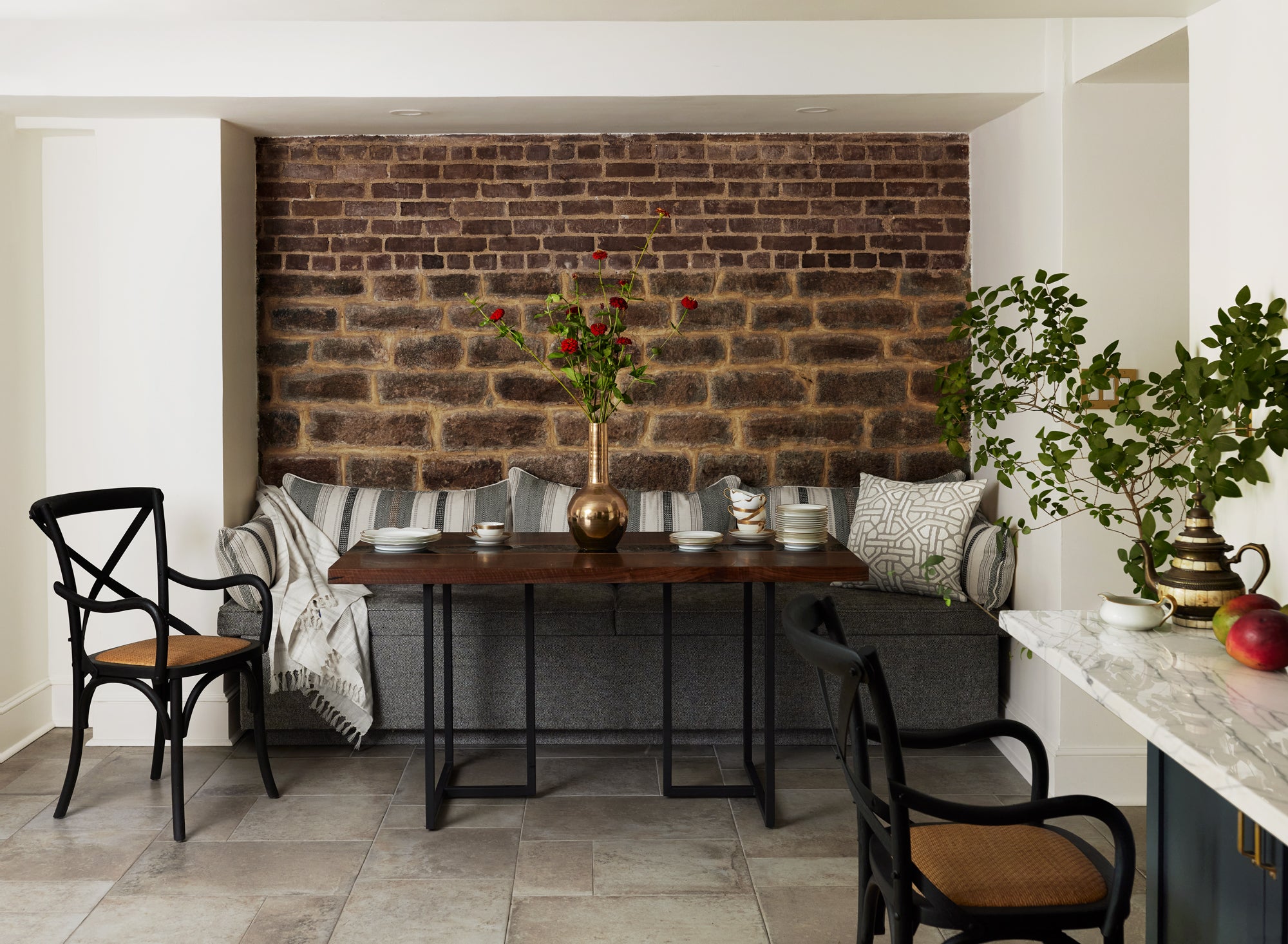 Global Home Interiors Brooklyn Heights Townhouse Dining Nook