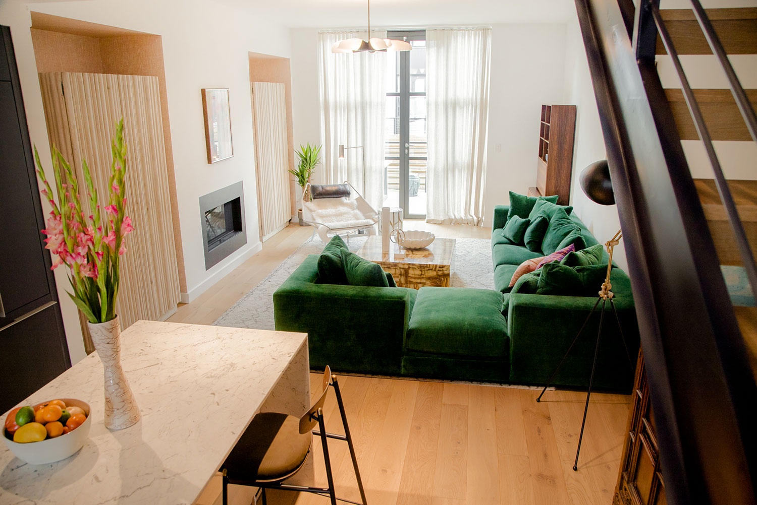 Global Home Interiors-Red Hook Brooklyn Townhouse-Living Room