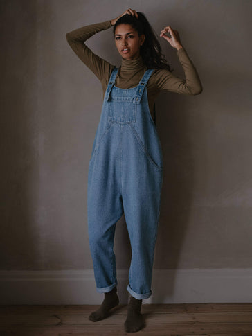 Dungarees | Wide Leg Cropped Dungaree Middenim - White Stuff Womens |  Uncutpodcast
