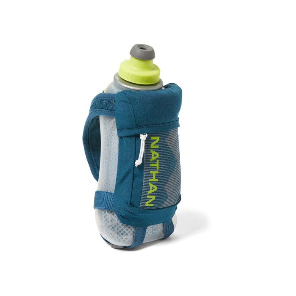 Nathan QuickSqueeze 18oz Insulated Handheld Marine Blue/Finish Lime