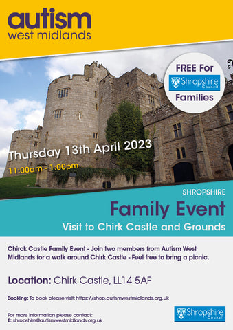 Shropshire Family Event - Visit to Chirk Castle and Grounds - 13th April 2023