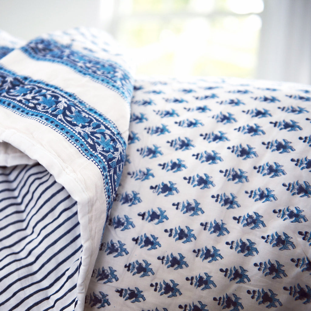 block print duvet