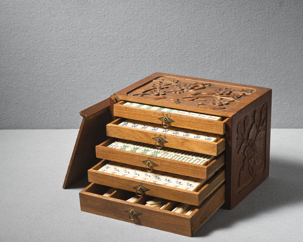 The Wonderful World of Mah Jong, antique games, antique mahjong, antique mahjong  sets for sale and more, Luke Honey