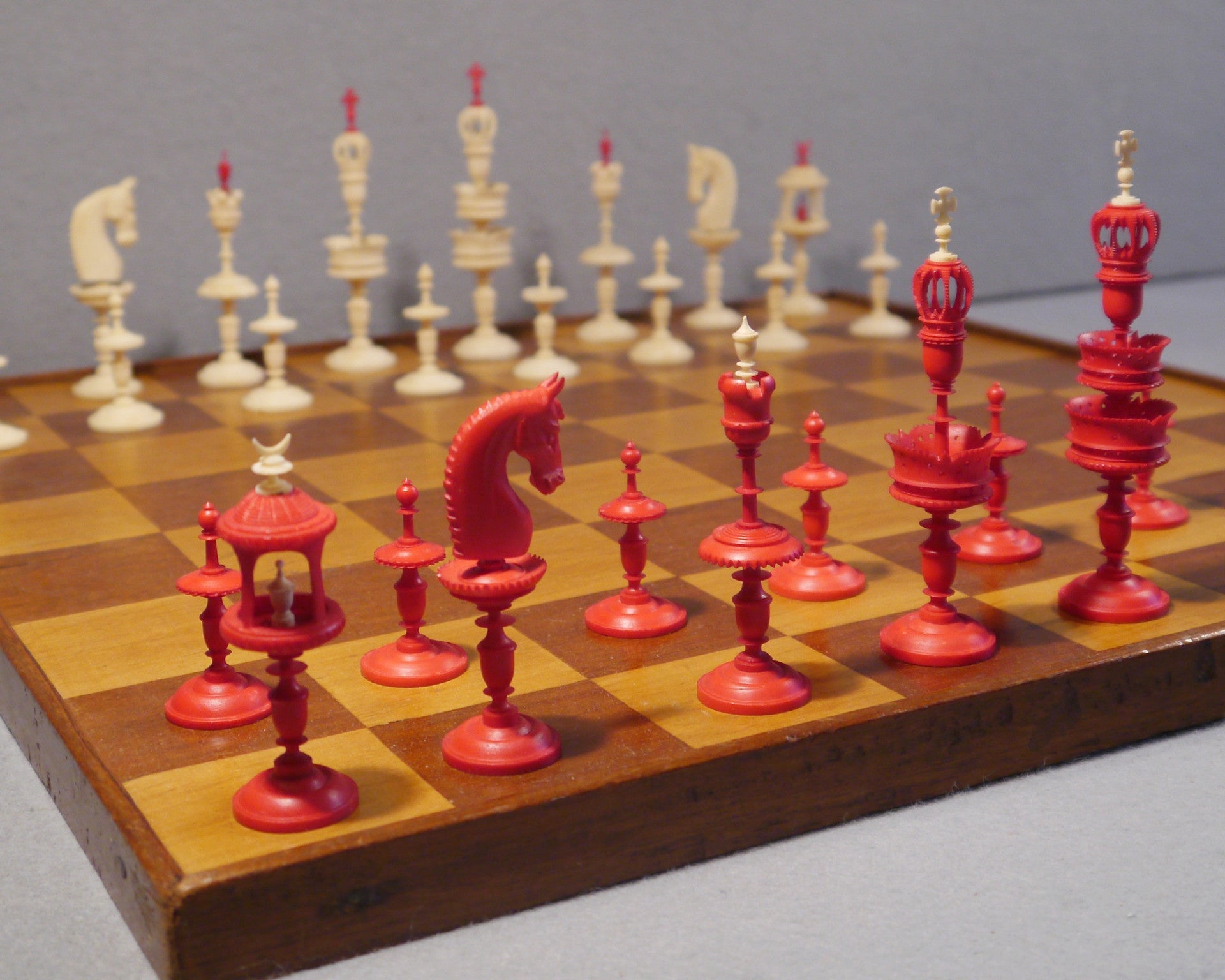 Fine German “Selenus" Chess Set, 18th Century | Luke Honey | Decorative
