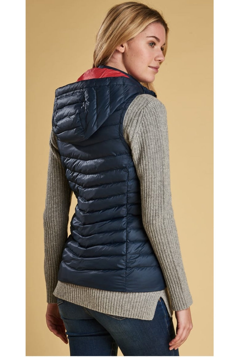 barbour gilet with hood