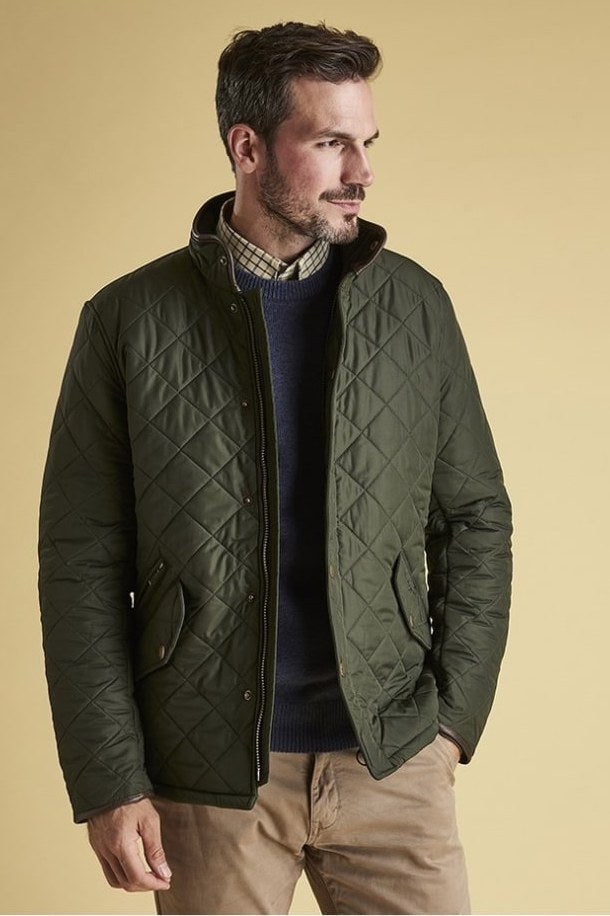 barbour powell jacket sage