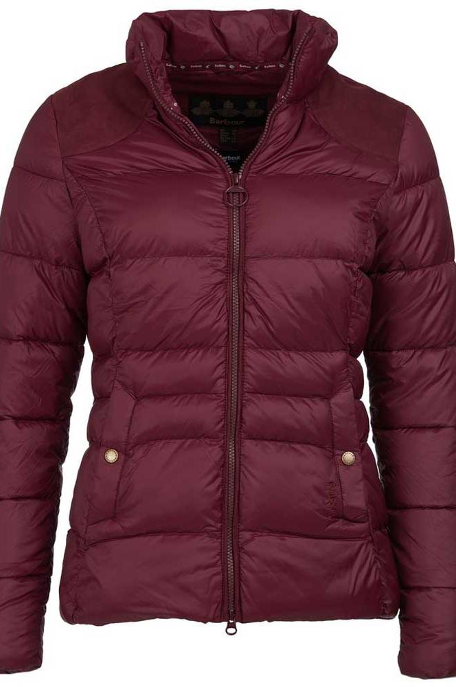 Barbour Brecon Ladies Quilted Jacket - Bordeaux Maroon LQU1076RE75 ...