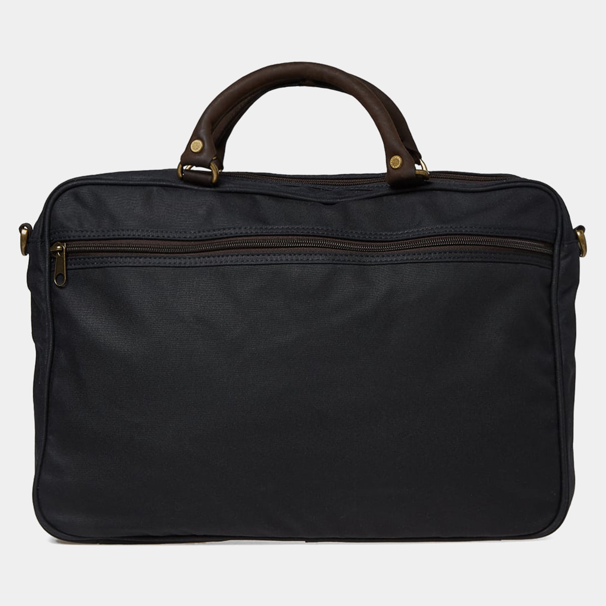 barbour wax briefcase