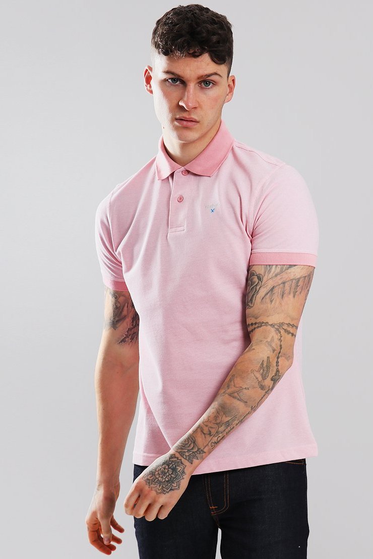 barbour pink shirt