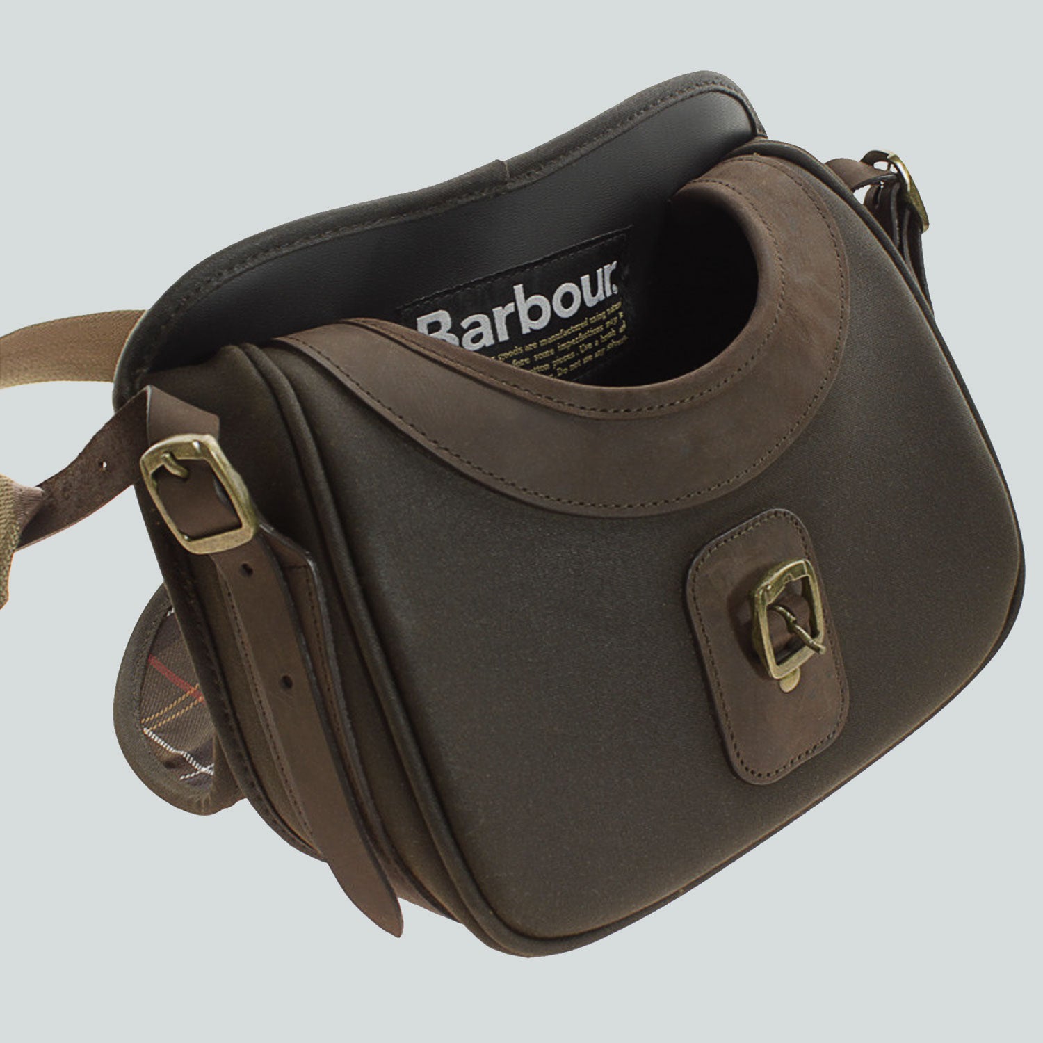 Barbour Cartridge Bag- Wax Leather 