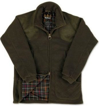 مطار barbour fleece jacket in green 