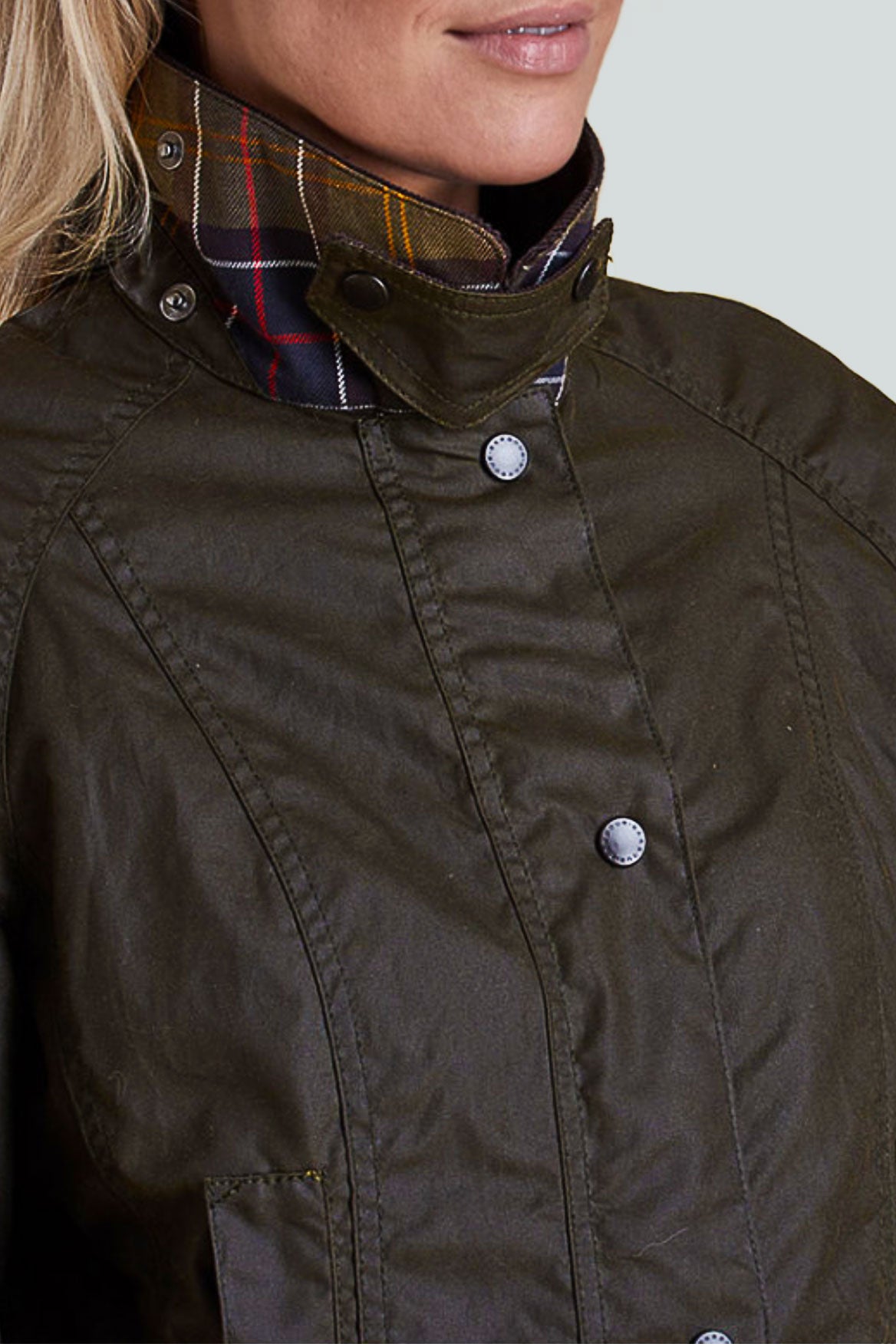 barbour classic beadnell wax jacket olive