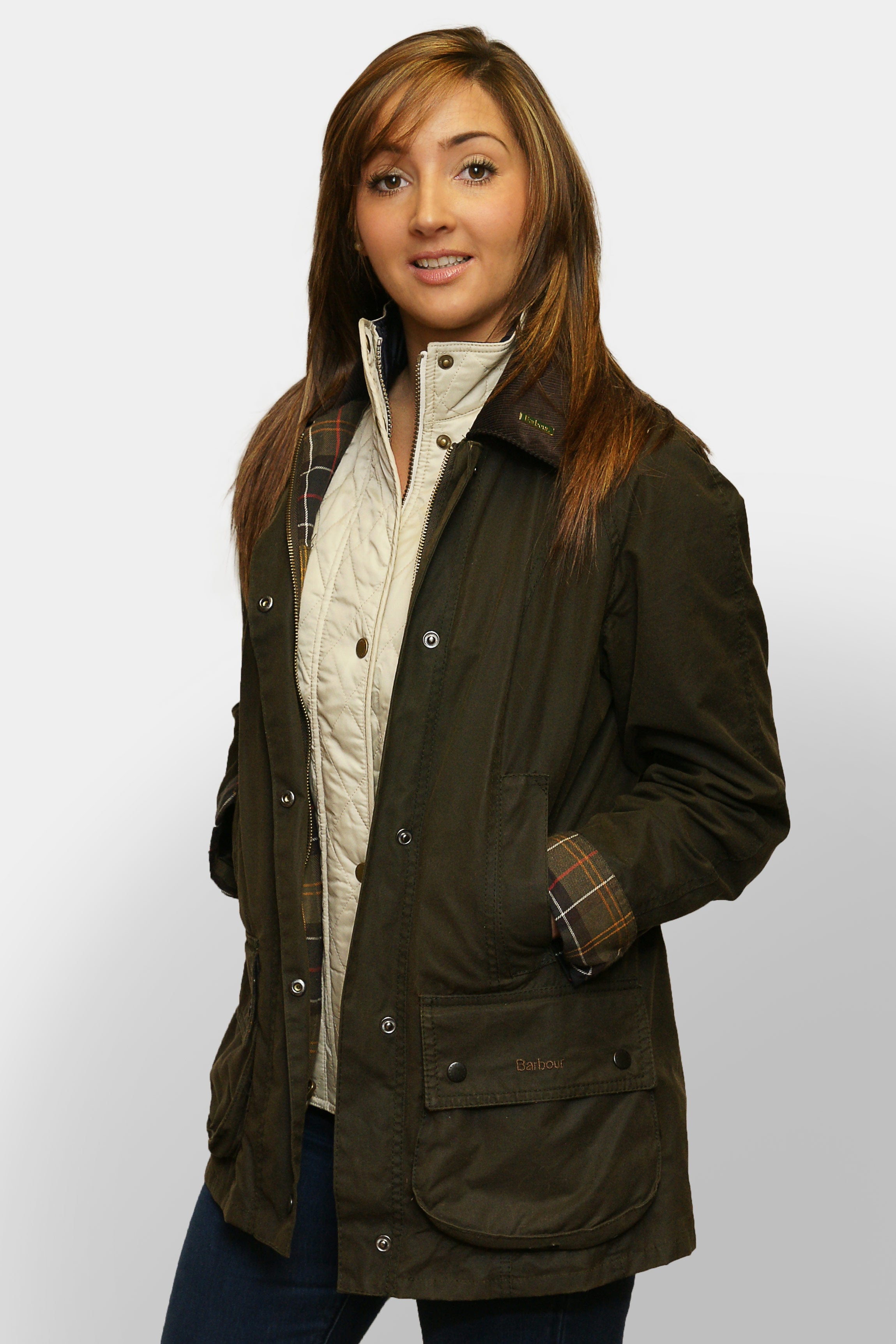 barbour wax jacket womens with hood 