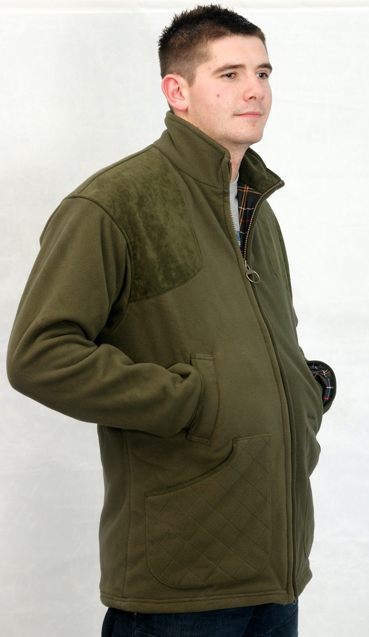 barbour dunmoor fleece jacket