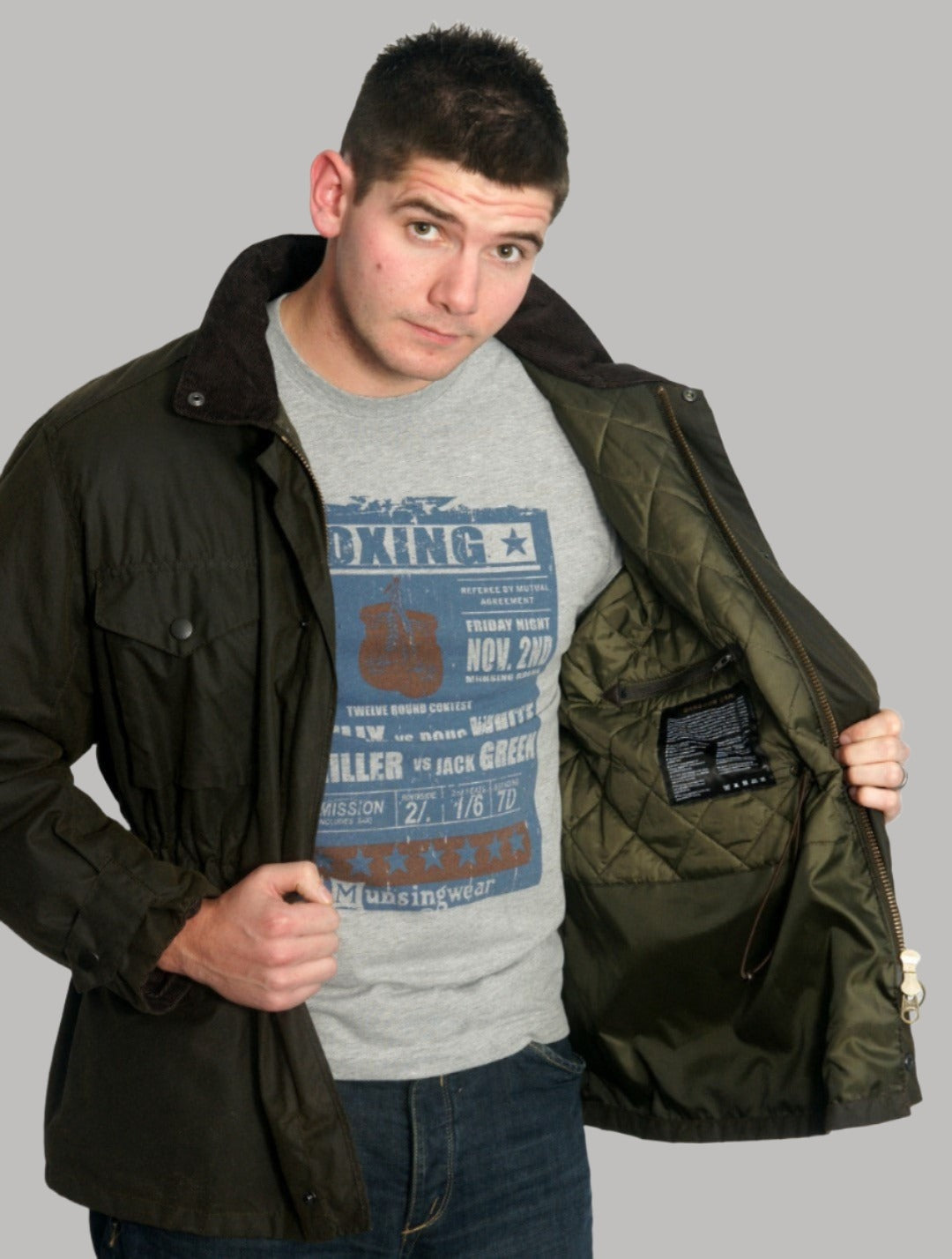 Buy your Barbour Sapper Olive Green 