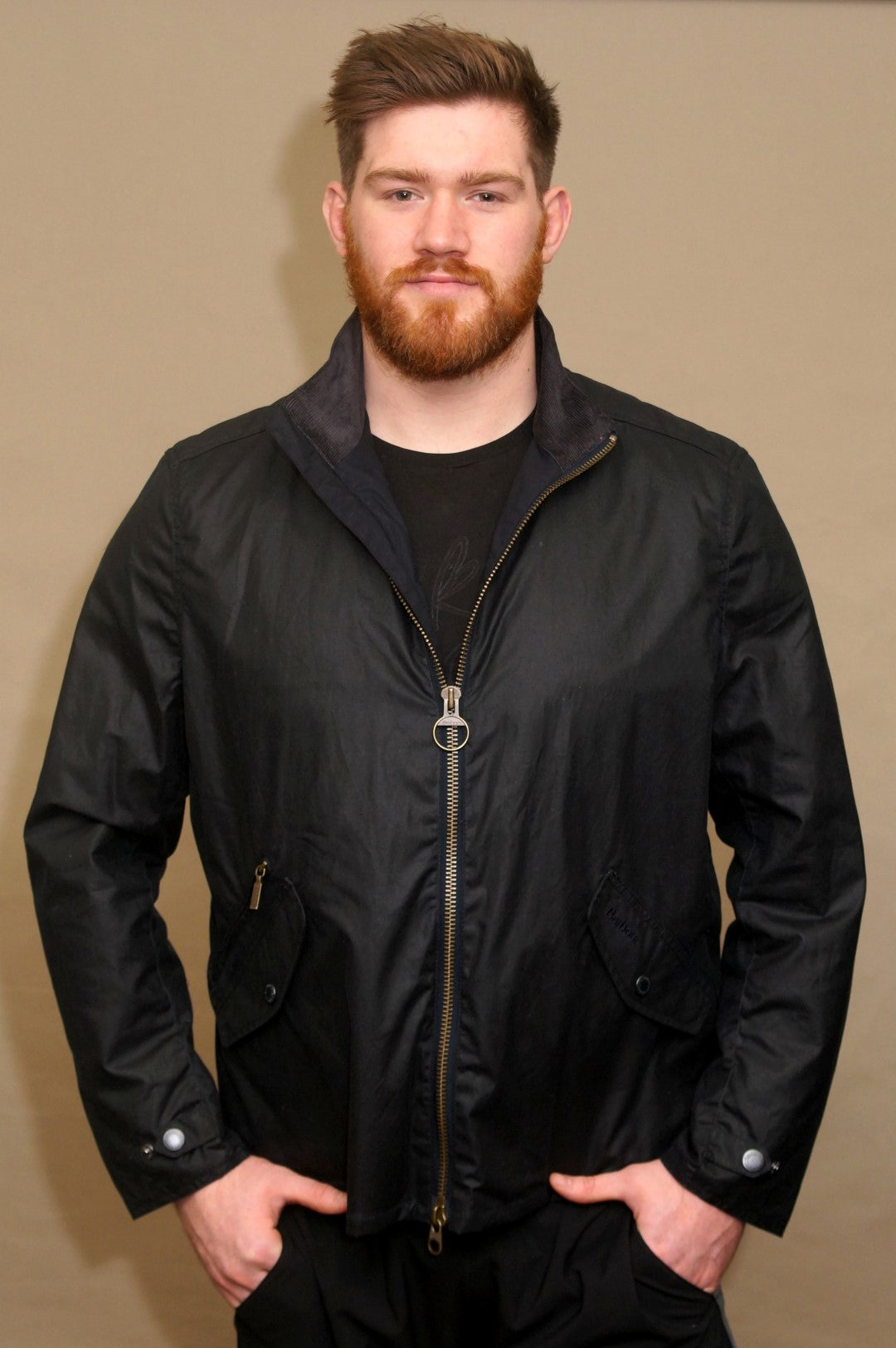 barbour claxton waxed cotton jacket