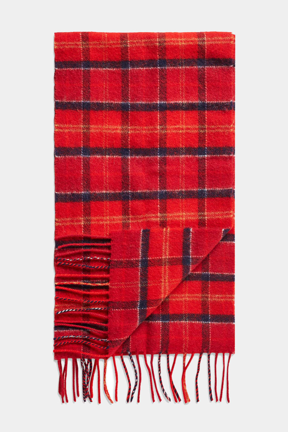 barbour red scarf