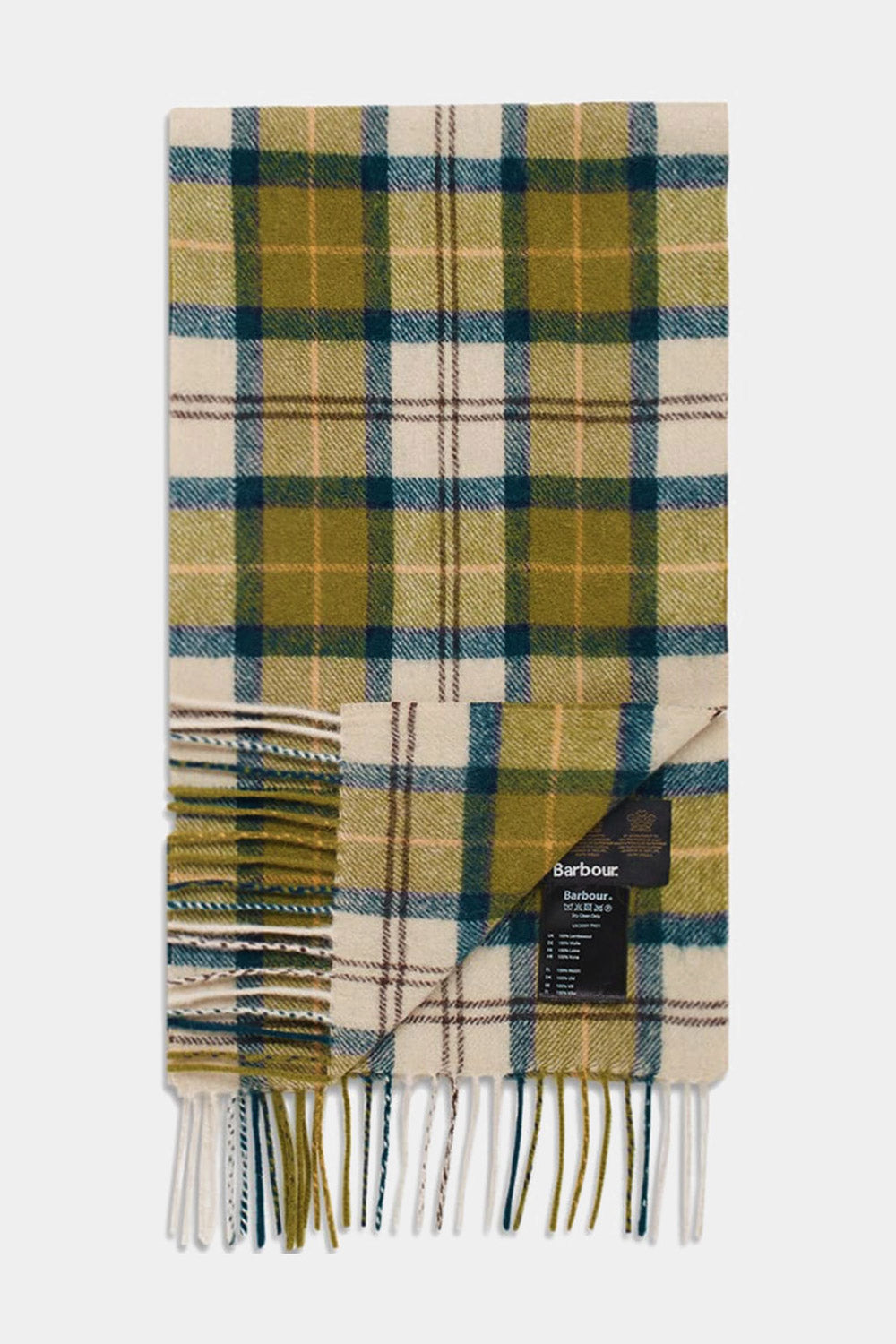 barbour tweed scarf